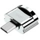 Кардрідер Elough TF Card Reader MicroSD to Type-C Silver - Фото 1