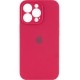 Silicone Case Full Camera для iPhone 14 Pro Max Rose Red - Фото 1