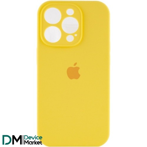Silicone Case Full Camera для iPhone 14 Pro Max Yellow