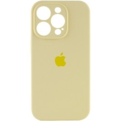 Silicone Case Full Camera для iPhone 14 Pro Max Mellow Yellow