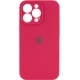 Silicone Case Full Camera для iPhone 14 Pro Rose Red - Фото 1