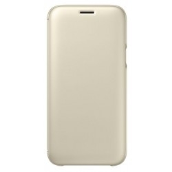 Samsung  J5 (2017) J530 Wallet Cover (Gold)