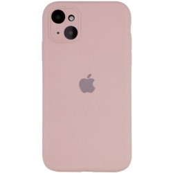 Silicone Case Full Camera для iPhone 14 Pink Sand