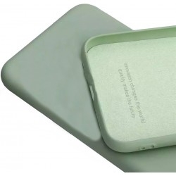 Чехол Anomaly Silicone (c микрофиброй) для Samsung A54 5G A546 Light Green