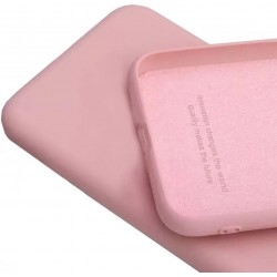 Чехол Anomaly Silicone (с микрофиброй) для Samsung A54 5G A546 Sand Pink