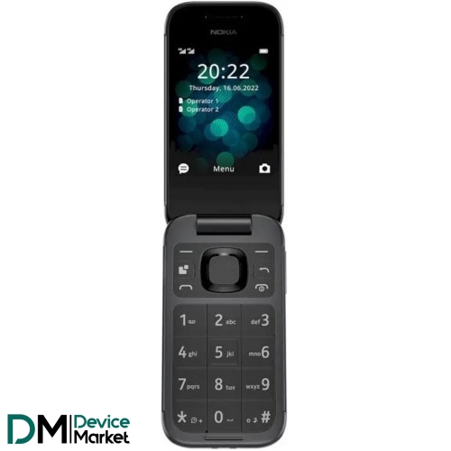 Телефон Nokia 2660 Flip 4G Dual Sim Black