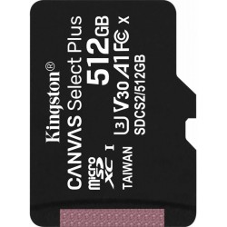 Карта памяти Kingston microSDXC 512GB Canvas Select Plus UHS-I/U3 (SDCS2/512GBSP)
