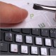 Наклейка для клавиатуры Keyboard Stickers Прозрачная/Black - Фото 3