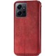 Чехол-книжка Getman Cubic для Xiaomi Redmi Note 12 4G Красный - Фото 2