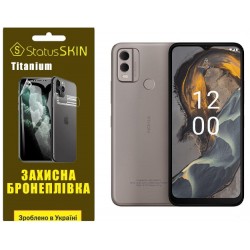 Поліуретанова плівка StatusSKIN Titanium на екран Nokia C22 Глянцева