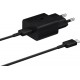 Сетевое зарядное устройство Samsung Power Adapter 15W Type-C + cable Type-C Black (EP-T1510XBEGRU)