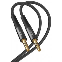 AUX кабель XO NB-R175A 3.5mm to 3.5mm 1m Black