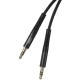 AUX кабель XO NB-R175A 3.5mm to 3.5mm 1m Black - Фото 2