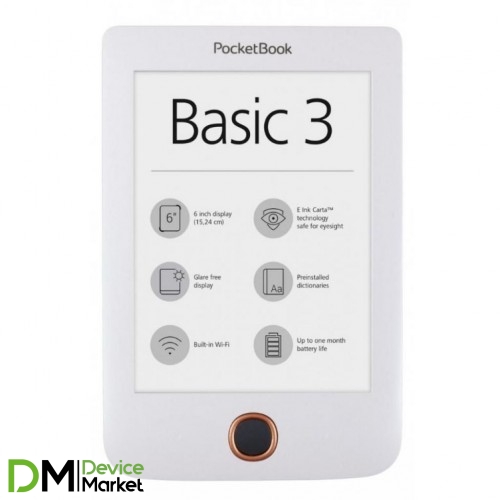 PocketBook 614 Basic 3 White