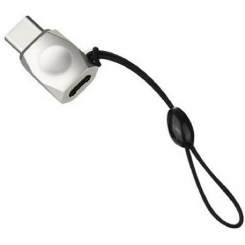 Адаптер Hoco UA10 OTG USB to MicroUSB Silver