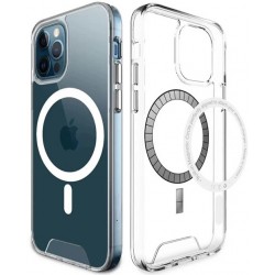 Чохол Space Case with MagSafe для iPhone 14 Pro Max Прозорий