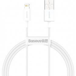 Кабель Baseus Superior USB to Lightning 2.4A 1.5m White (CALYS-B02)
