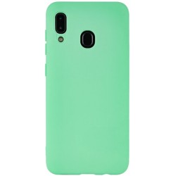 Чехол Soft Cover под магнитный держатель для Samsung A40 2019 A405 Green