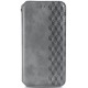 Чехол-книжка Getman Cubic для Xiaomi Redmi 12/Poco M6 Pro 5G Серый - Фото 1