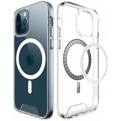 Чохол Space Case with MagSafe для iPhone 13 Pro Max Прозорий
