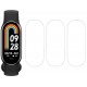 Набор защитных гидрогелевых глянцевых пленок DM для Xiaomi Mi Band 8 (3 шт) - Фото 1