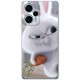 Чехол Boxface для Xiaomi Redmi Note 12 Turbo/Poco F5 5G Rabbit Snowball - Фото 1