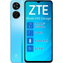 Смартфон ZTE Blade V40 Design 4/128GB NFC Sky Blue Global UA