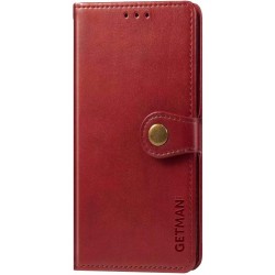 Чехол-книжка Getman Gallant для Xiaomi Redmi Note 12S 4G Красный