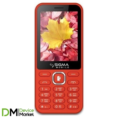 Телефон Sigma mobile X-Style 31 Power Red