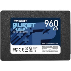 Накопичувач SSD 960GB Patriot Burst Elite 2.5 SATAIII TLC (PBE960GS25SSDR)
