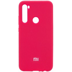 Чохол Silicone Case для Xiaomi Redmi Note 8/Note 8 2021 Hot Pink