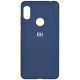 Silicone Case для Xiaomi Redmi 7 Navy Blue - Фото 1