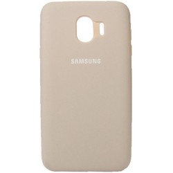 Silicone Case для Samsung J4 2018 J400 Beige