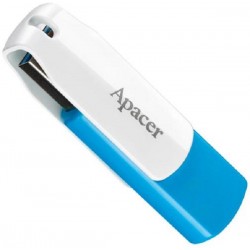 Флеш пам'ять APACER AH357 16GB USB3.1 Blue/White (AP16GAH357U-1)