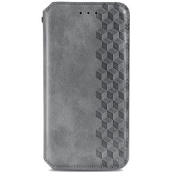 Чехол-книжка Getman Cubic для Xiaomi Redmi Note 12 5G/Poco X5 5G Серый