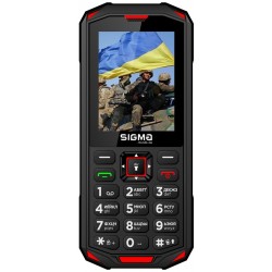 Телефон Sigma mobile X-treme PA68 Dual Sim Black/Red