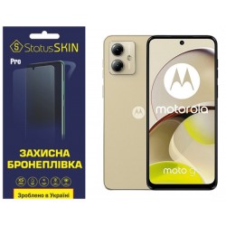 Поліуретанова плівка StatusSKIN Pro на екран Motorola G14 Глянцева