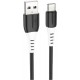 Кабель Hoco X82 Silicone USB to Type-C 1m Black