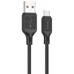 Кабель Hoco X90 Cool silicone USB to Type-C 1m Black