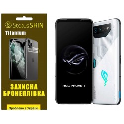 Поліуретанова плівка StatusSKIN Titanium на екран Asus ROG Phone 7 Глянцева