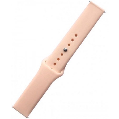 Ремінець Silicone для Samsung Watch Active/Galaxy S4 42mm/Gear S2/Xiaomi Amazfit (20mm) Pink Sand