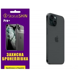 Поліуретанова плівка StatusSKIN Pro+ на корпус iPhone 15 Матова