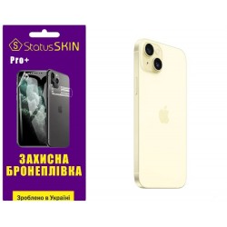 Поліуретанова плівка StatusSKIN Pro+ на корпус iPhone 15 Plus Глянцева