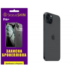 Поліуретанова плівка StatusSKIN Pro+ на корпус iPhone 15 Plus Матова