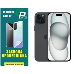 Поліуретанова плівка GP Medium Armor на екран iPhone 15 Plus Глянцева