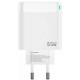 Мережевий зарядний пристрій Jellico C79 USB+2PD 65W + cable Type-C to Type-C White - Фото 3