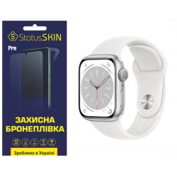 Полиуретановая пленка StatusSKIN Pro на экран Apple Watch S8 41mm Глянцевая