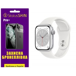 Поліуретанова плівка StatusSKIN Pro+ на екран Apple Watch S8 41mm Глянцева