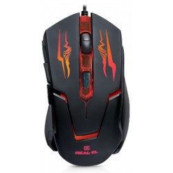 Мышка REAL-EL RM-520 Gaming USB Black (EL123200020)