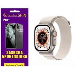Поліуретанова плівка StatusSKIN Pro+ на екран Apple Watch Ultra 49mm Глянцева